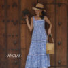 Bag hand flecos dorados