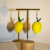 Aretes iraca Limón
