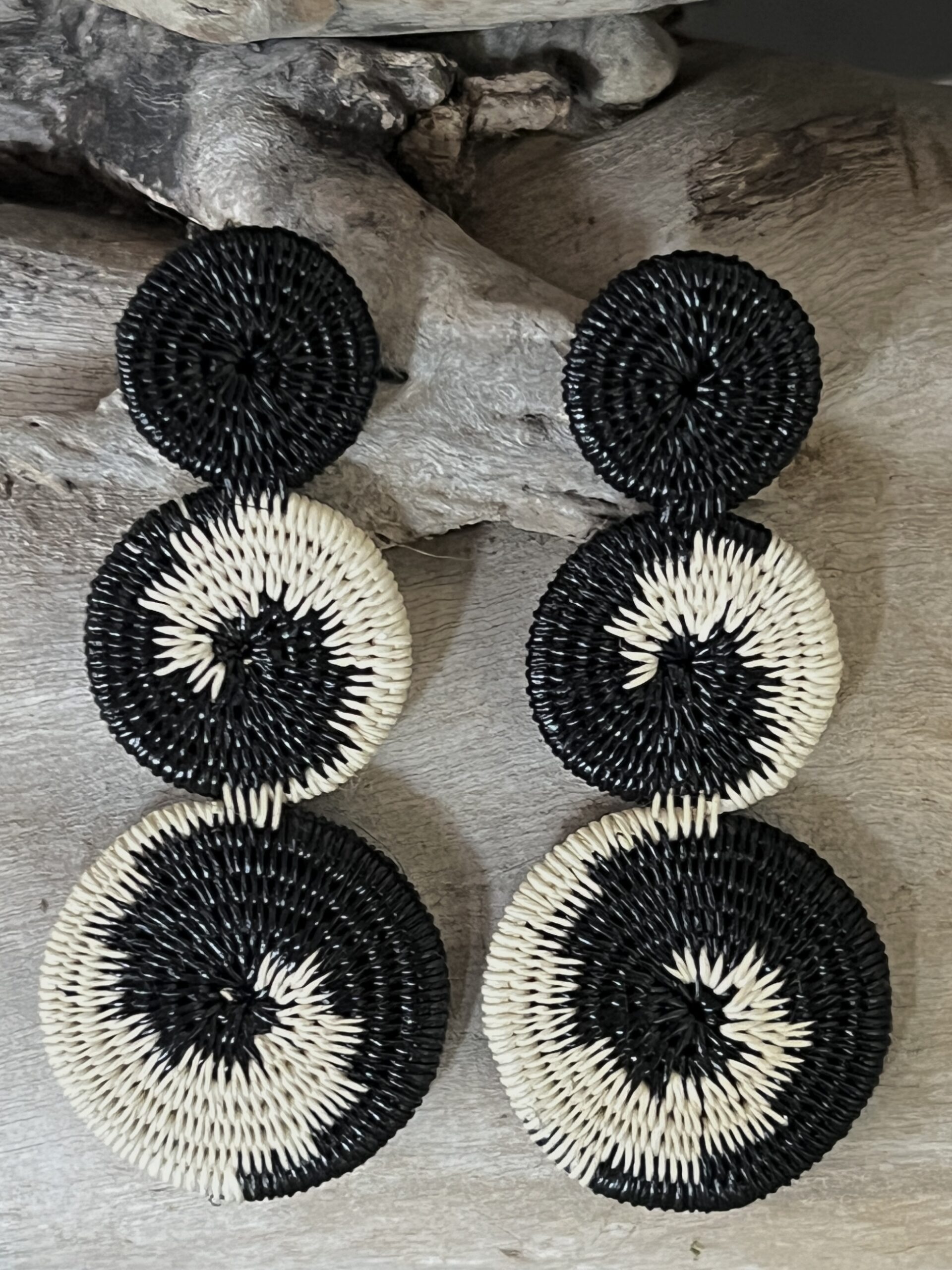 Aretes werregue aros coral