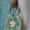 bucket natural con azul Bucket Ross