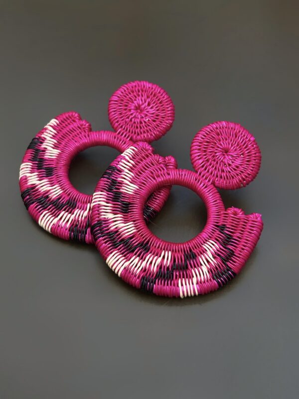 Aretes Werregue abanico