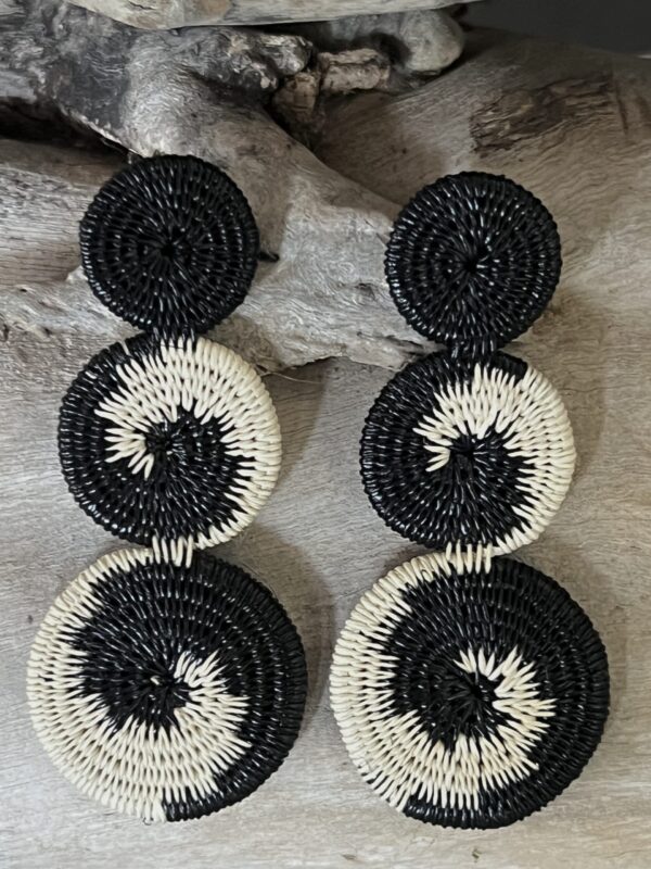 Aretes werregue aros coral